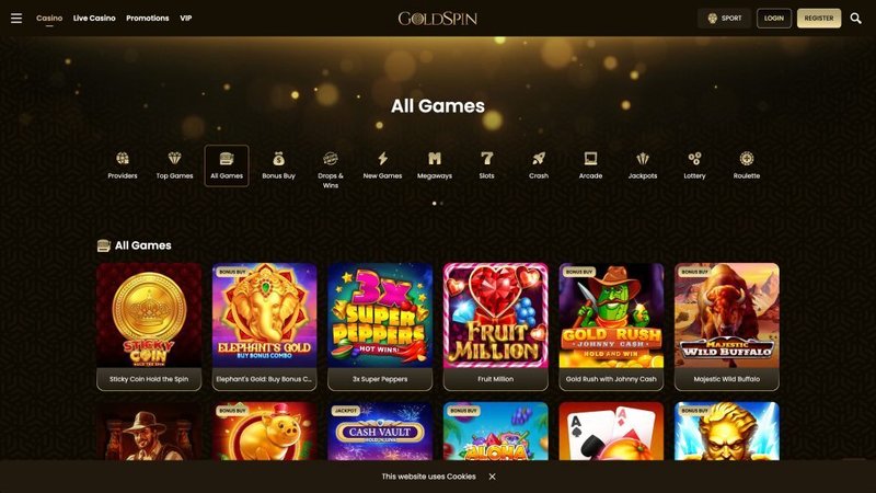 Comment s'inscrire sur GoldSpin Casino en toute simplicité - aperçu